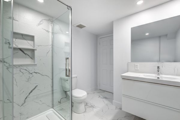 Basement Bathroom Installation in Trenton
