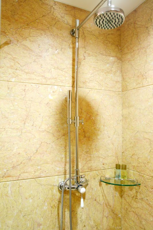 Luxury Shower with Multiple Showerheads